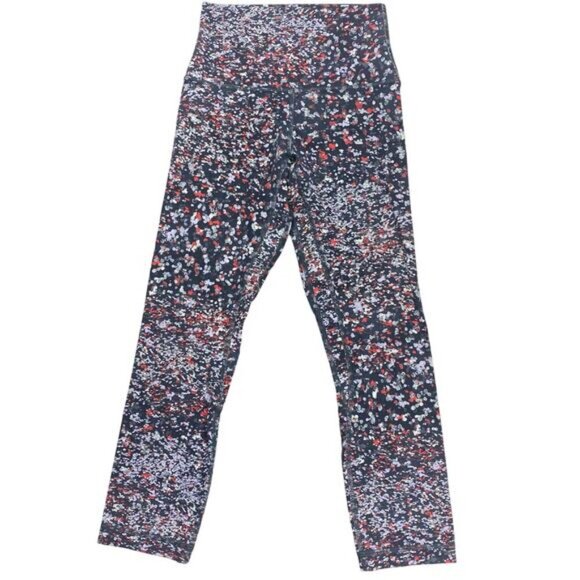 LULULEMON Align Crop 21" Sz 2 Water Blossom Multi - Picture 5 of 9